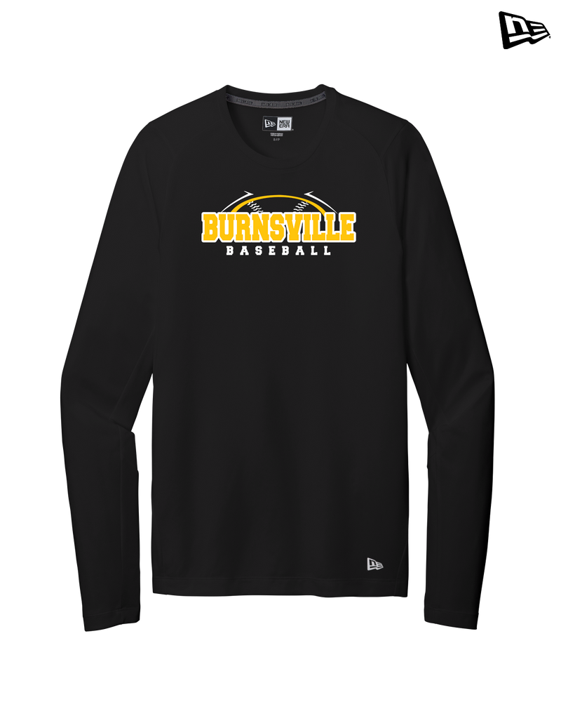 Burnsville HS Baseball Twill - New Era Long Sleeve Crew