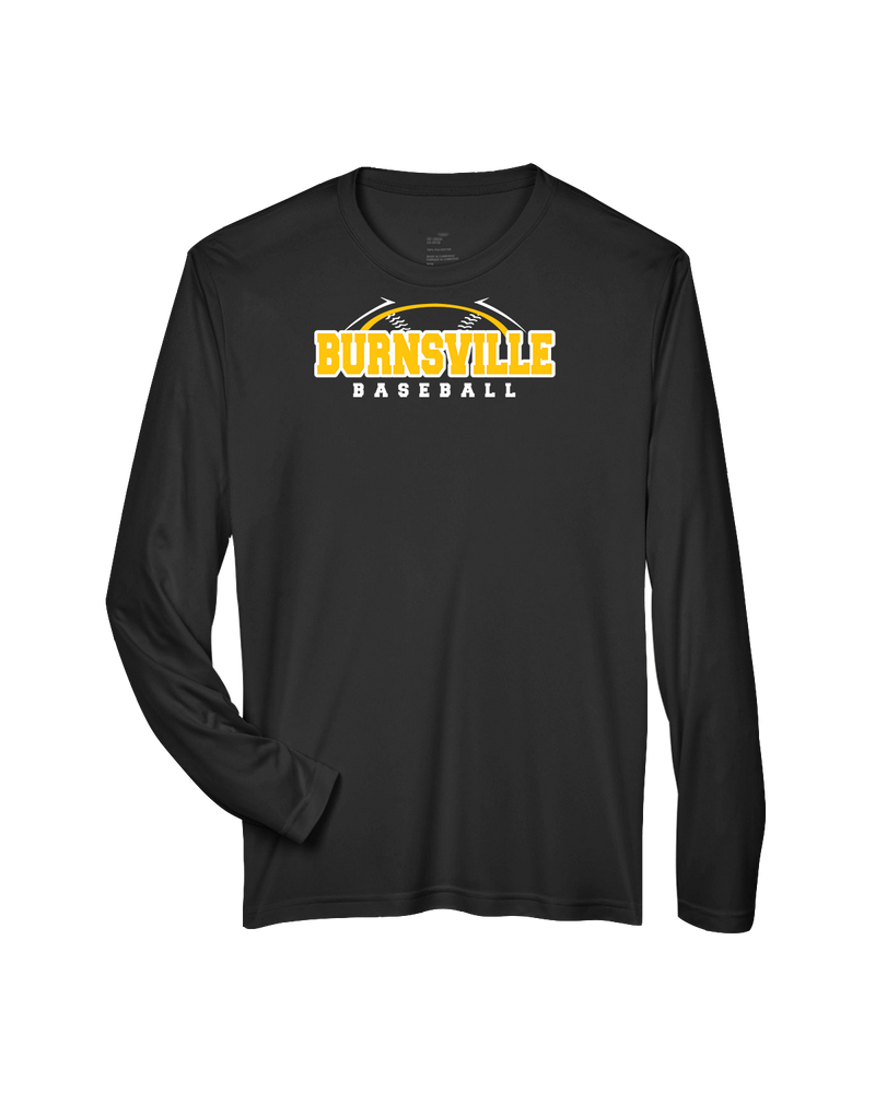 Burnsville HS Baseball Twill - Performance Long Sleeve