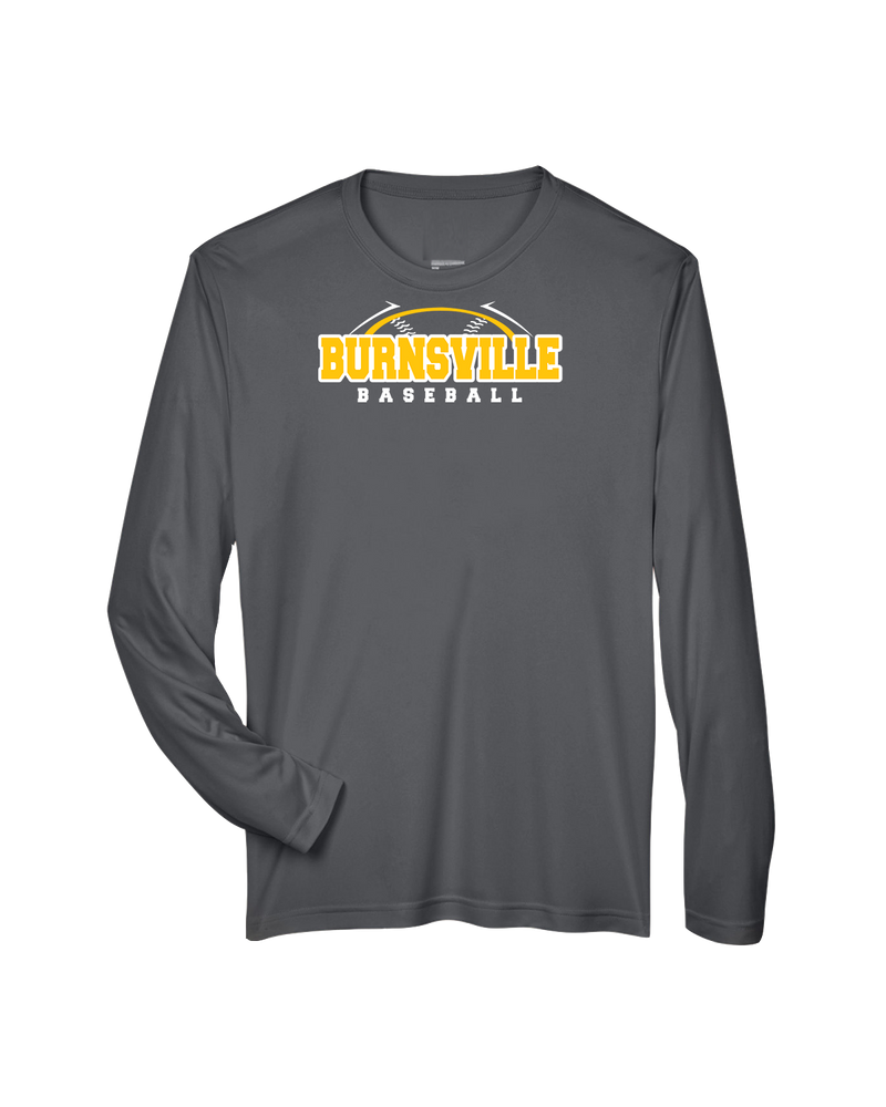 Burnsville HS Baseball Twill - Performance Long Sleeve