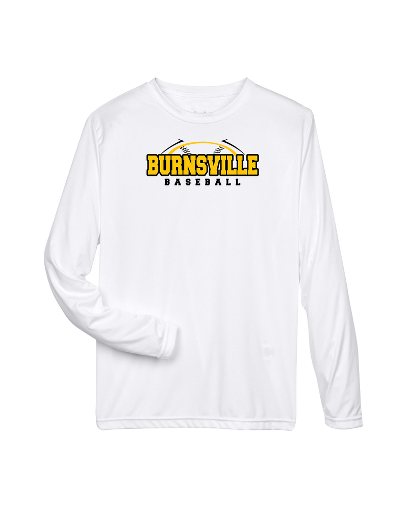 Burnsville HS Baseball Twill - Performance Long Sleeve