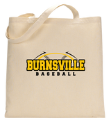 Burnsville HS Baseball Twill - Tote Bag