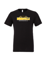 Burnsville HS Baseball Twill - Mens Tri Blend Shirt