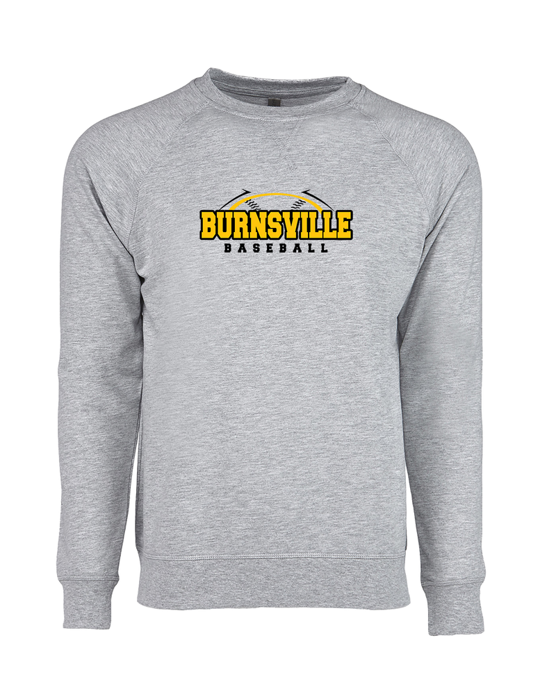 Burnsville HS Baseball Twill - Crewneck Sweatshirt