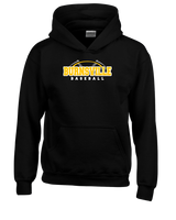 Burnsville HS Baseball Twill - Cotton Hoodie