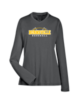 Burnsville HS Baseball Twill - Womens Performance Long Sleeve