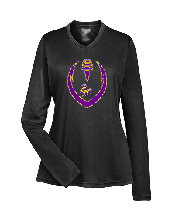 Camp Hardy Football Full Football - Womens Performance Longsleeve