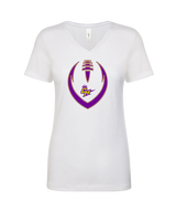 Camp Hardy Football Full Football - Womens Vneck