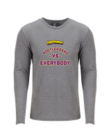 Camp Hardy Football Vs Everybody - Tri-Blend Long Sleeve