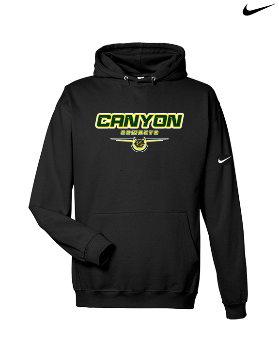 Canyon HS XC Design - Nike Club Fleece Hoodie