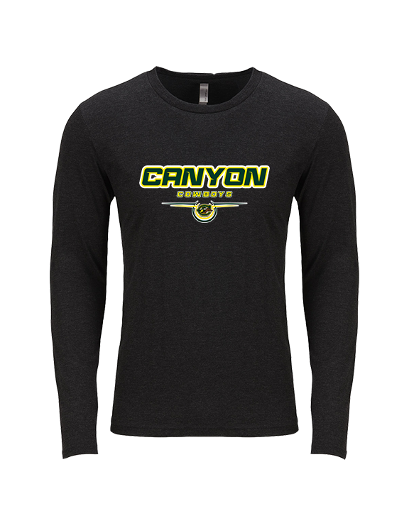 Canyon HS XC Design - Tri-Blend Long Sleeve