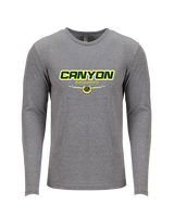 Canyon HS XC Design - Tri-Blend Long Sleeve