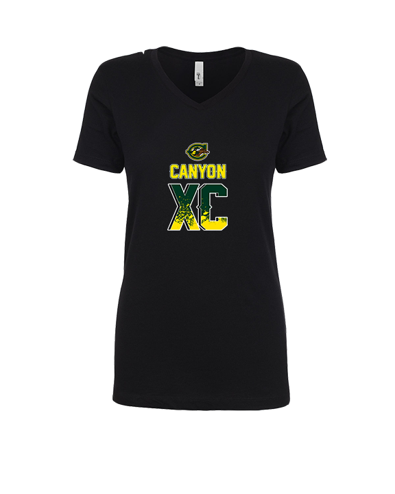 Canyon HS XC Splatter - Womens Vneck