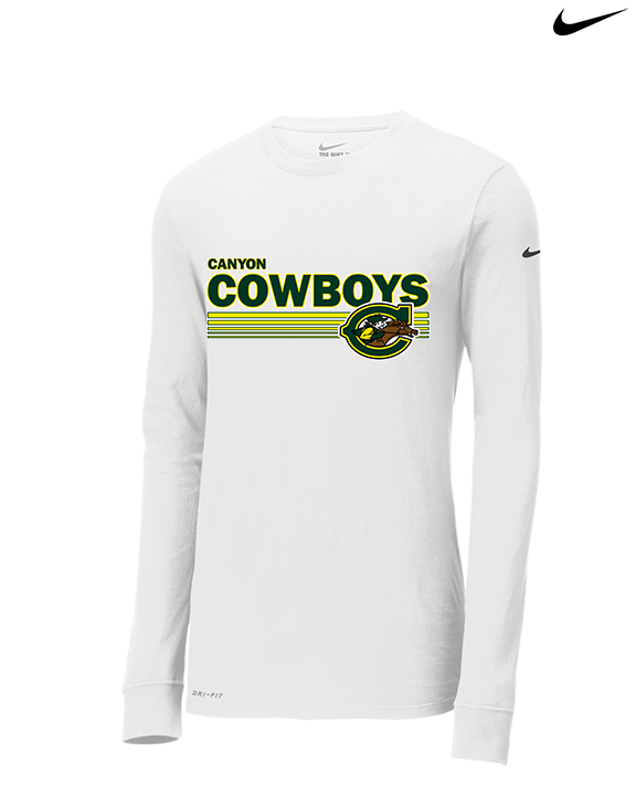 Canyon HS XC Stripes - Mens Nike Longsleeve