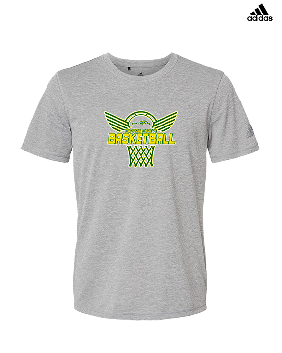 Captain Shreve HS Boys Basketball Nothing But Net - Mens Adidas Performance Shirt