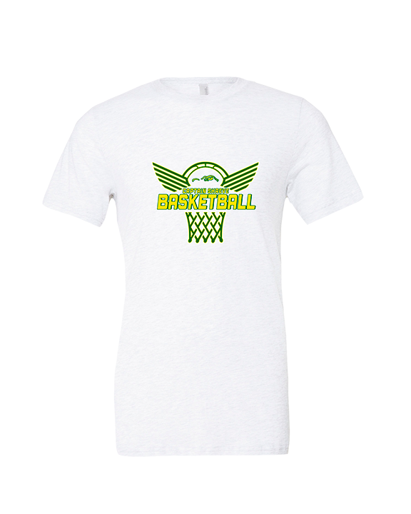 Captain Shreve HS Boys Basketball Nothing But Net - Tri-Blend Shirt