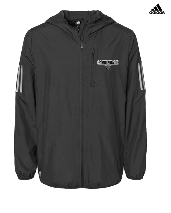 Carbondale HS Softball Block - Mens Adidas Full Zip Jacket