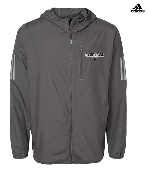 Carbondale HS Softball Block - Mens Adidas Full Zip Jacket