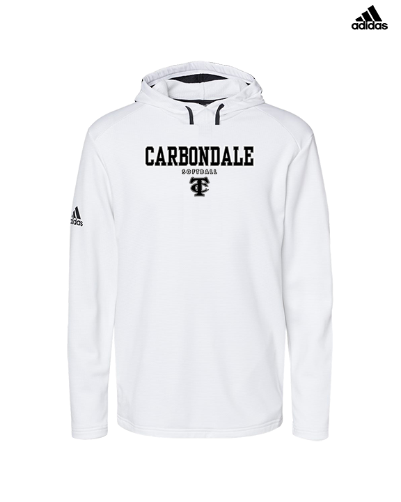 Carbondale HS Softball Block - Mens Adidas Hoodie