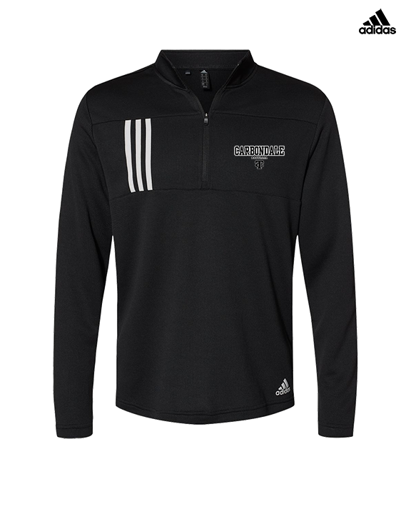 Carbondale HS Softball Block - Mens Adidas Quarter Zip