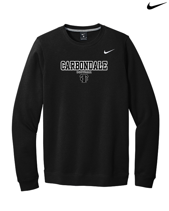 Carbondale HS Softball Block - Mens Nike Crewneck