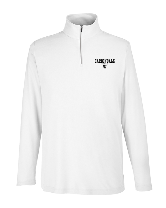 Carbondale HS Softball Block - Mens Quarter Zip