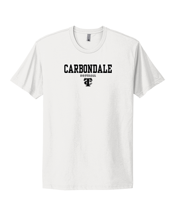 Carbondale HS Softball Block - Mens Select Cotton T-Shirt