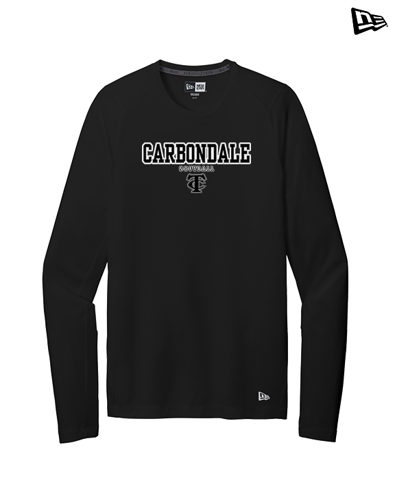 Carbondale HS Softball Block - New Era Performance Long Sleeve