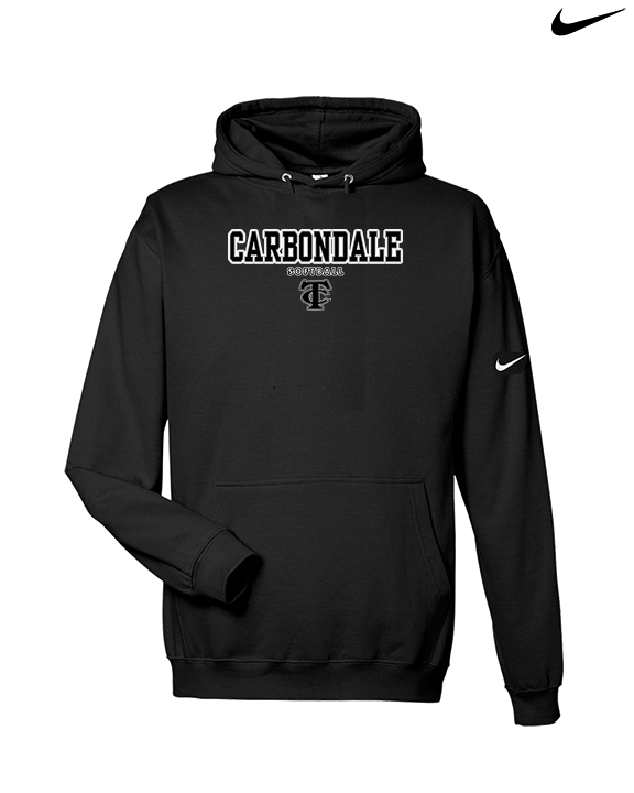 Carbondale HS Softball Block - Nike Club Fleece Hoodie