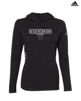 Carbondale HS Softball Block - Womens Adidas Hoodie