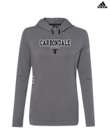 Carbondale HS Softball Block - Womens Adidas Hoodie