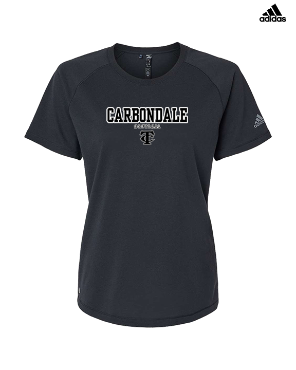 Carbondale HS Softball Block - Womens Adidas Performance Shirt