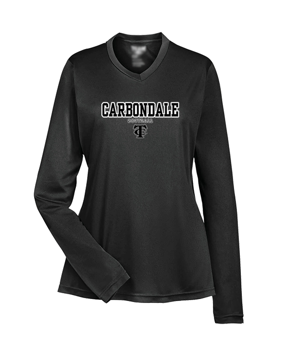 Carbondale HS Softball Block - Womens Performance Longsleeve