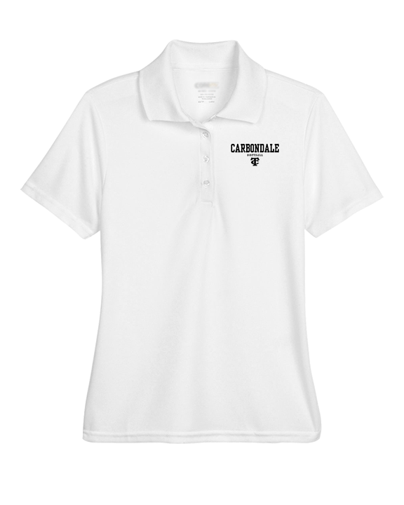 Carbondale HS Softball Block - Womens Polo