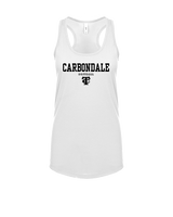 Carbondale HS Softball Block - Womens Tank Top