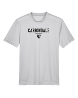 Carbondale HS Softball Block - Youth Performance Shirt