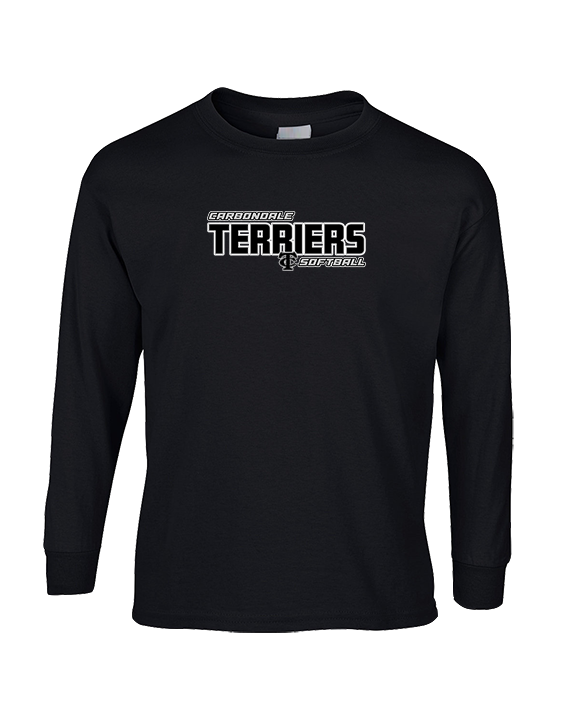 Carbondale HS Softball Bold - Cotton Longsleeve