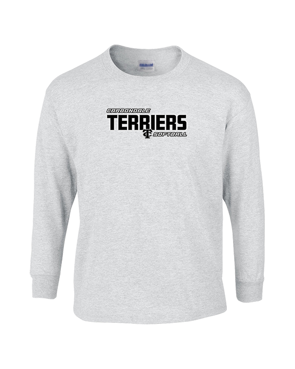 Carbondale HS Softball Bold - Cotton Longsleeve