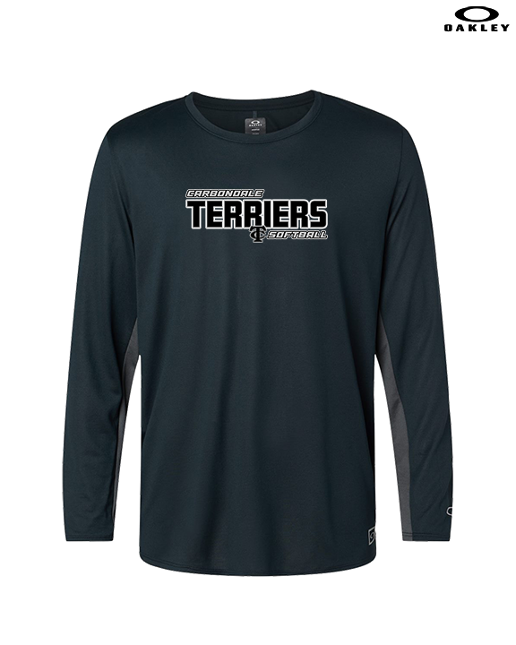 Carbondale HS Softball Bold - Mens Oakley Longsleeve