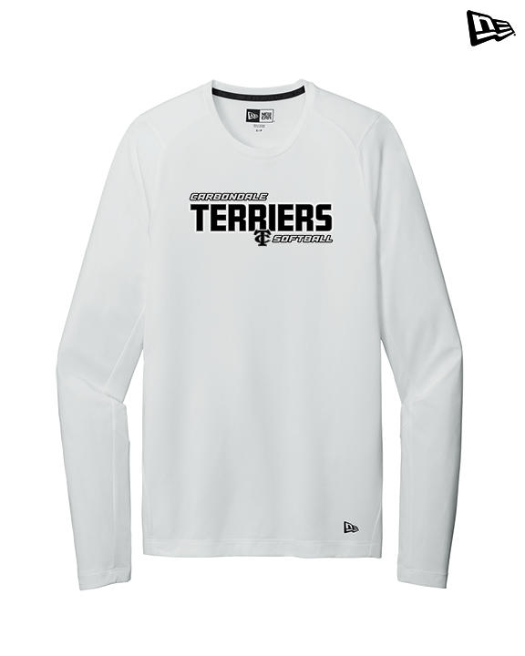 Carbondale HS Softball Bold - New Era Performance Long Sleeve