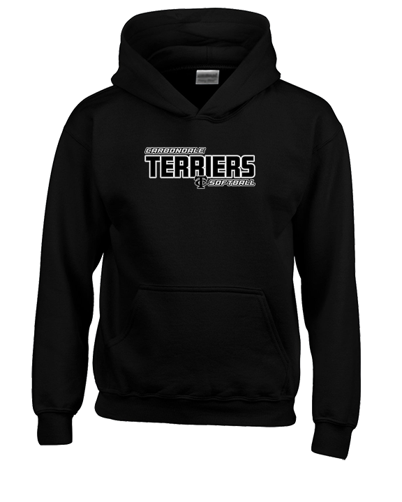 Carbondale HS Softball Bold - Unisex Hoodie