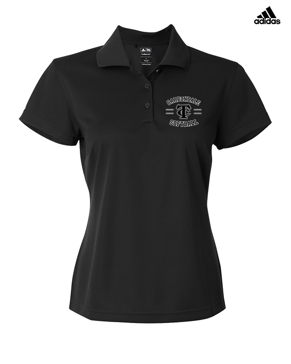 Carbondale HS Softball Curve - Adidas Womens Polo