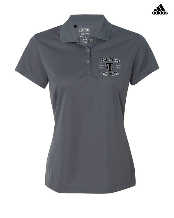 Carbondale HS Softball Curve - Adidas Womens Polo