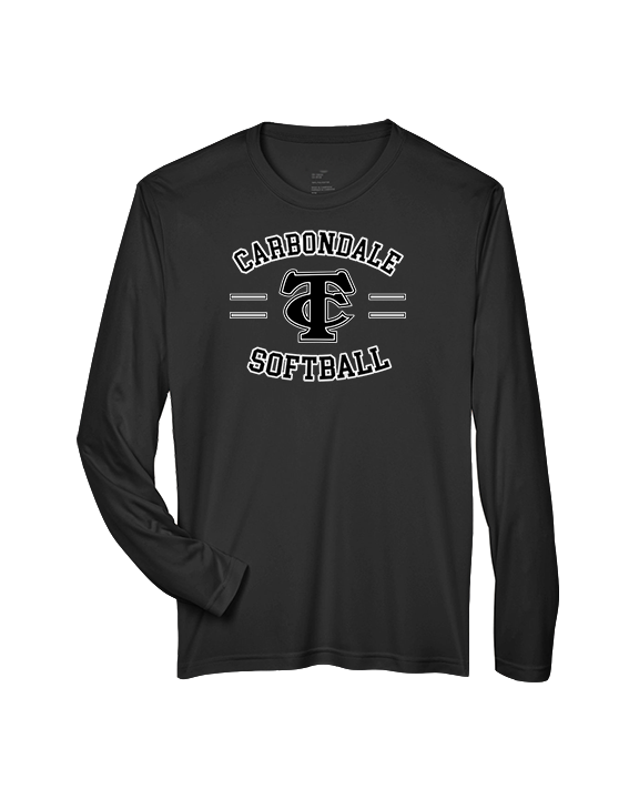 Carbondale HS Softball Curve - Performance Longsleeve