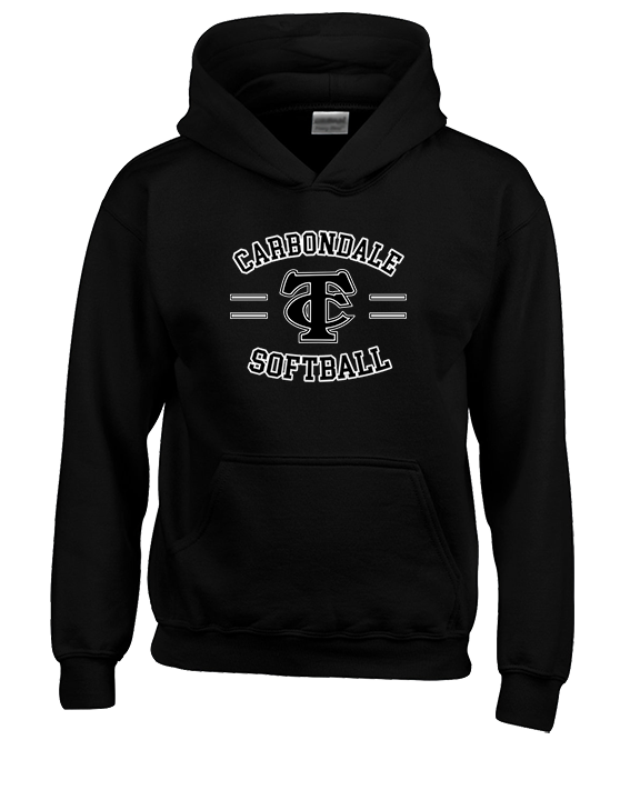 Carbondale HS Softball Curve - Unisex Hoodie