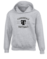 Carbondale HS Softball Curve - Unisex Hoodie