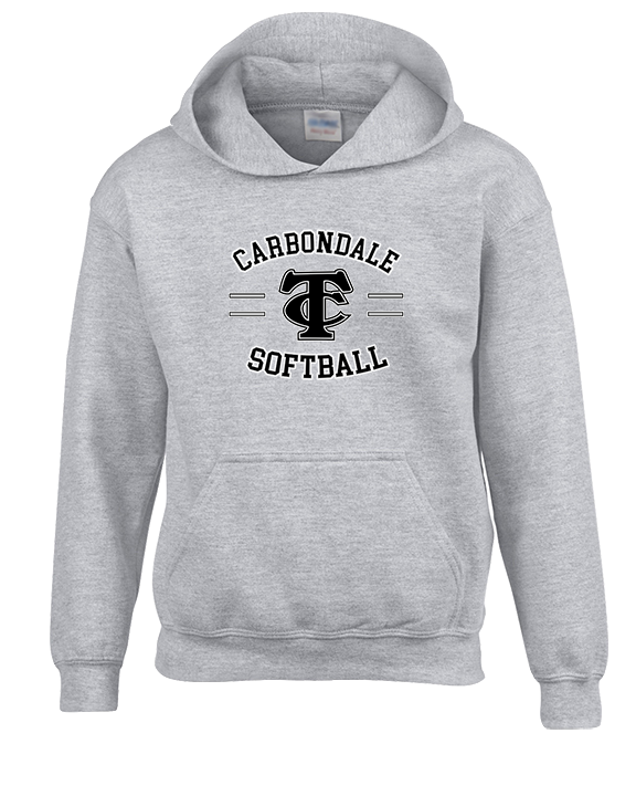 Carbondale HS Softball Curve - Unisex Hoodie