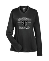 Carbondale HS Softball Curve - Womens Performance Longsleeve