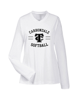 Carbondale HS Softball Curve - Womens Performance Longsleeve