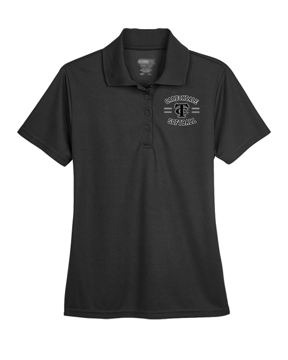 Carbondale HS Softball Curve - Womens Polo