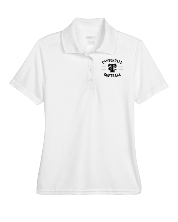 Carbondale HS Softball Curve - Womens Polo